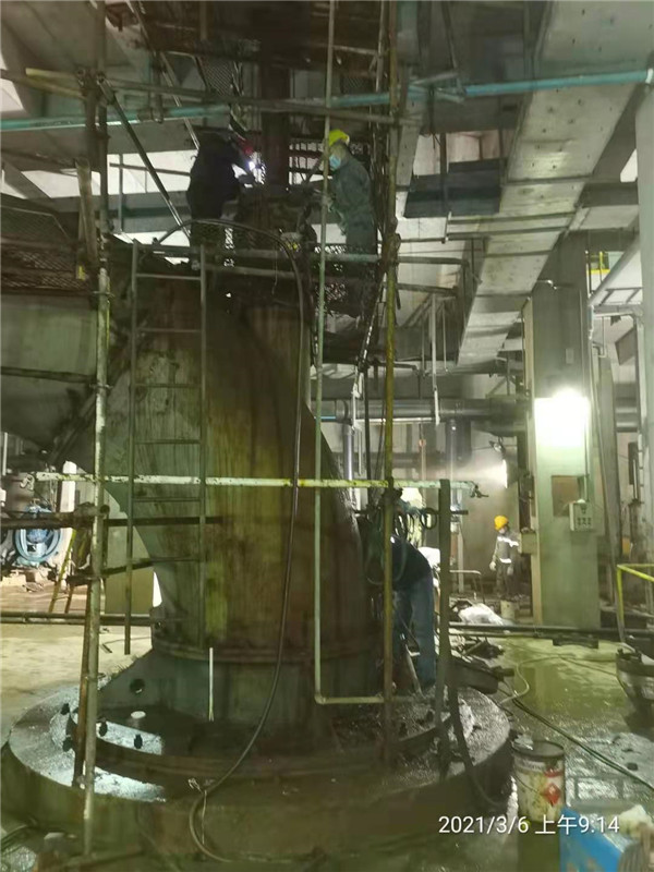 舟山太平洋船厂，1600HD-13导叶式混流泵维修